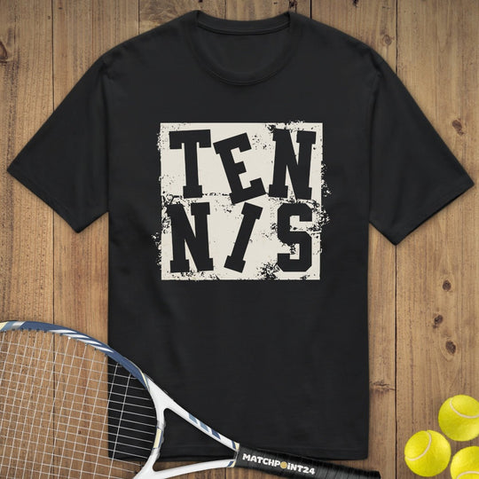 Tennis Grunge | Premium Herren T-Shirt - Matchpoint24 - Kleidung für Tennisfans