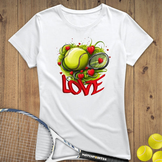 Tennis Heart | Premium Damen T-Shirt - Matchpoint24 - Kleidung für Tennisfans