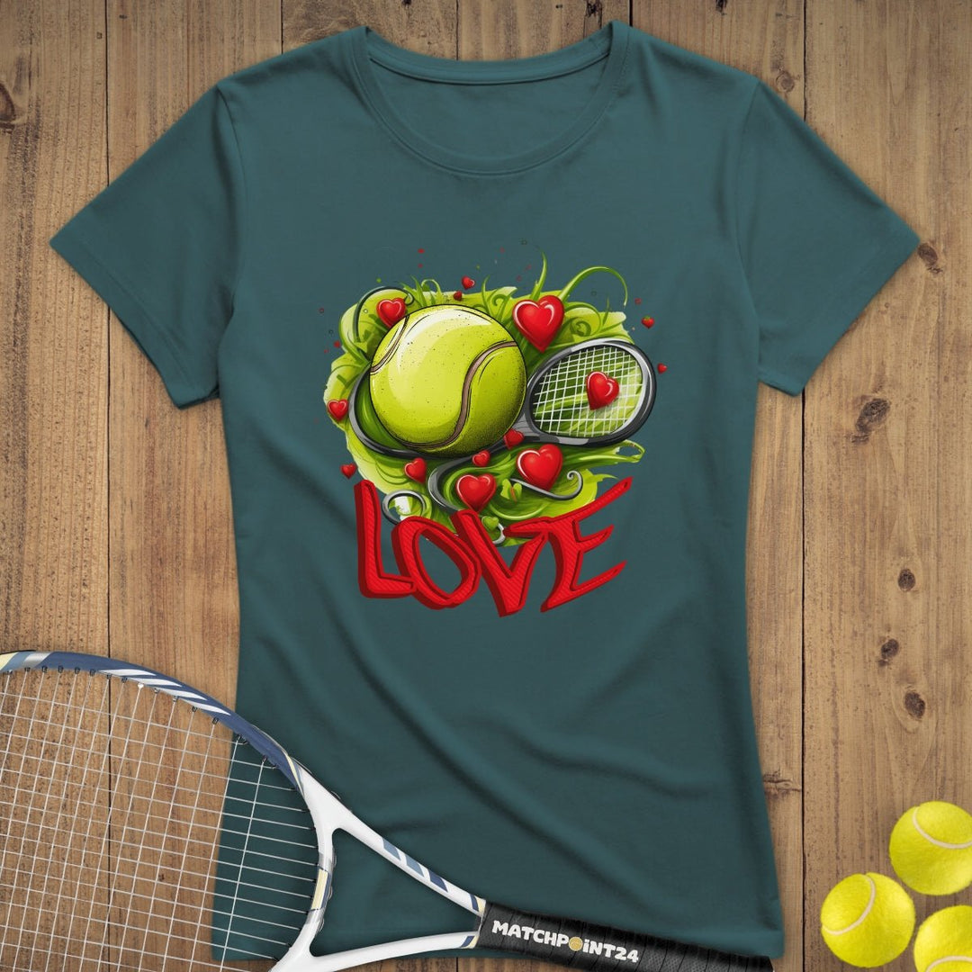 Tennis Heart | Premium Damen T-Shirt - Matchpoint24 - Kleidung für Tennisfans