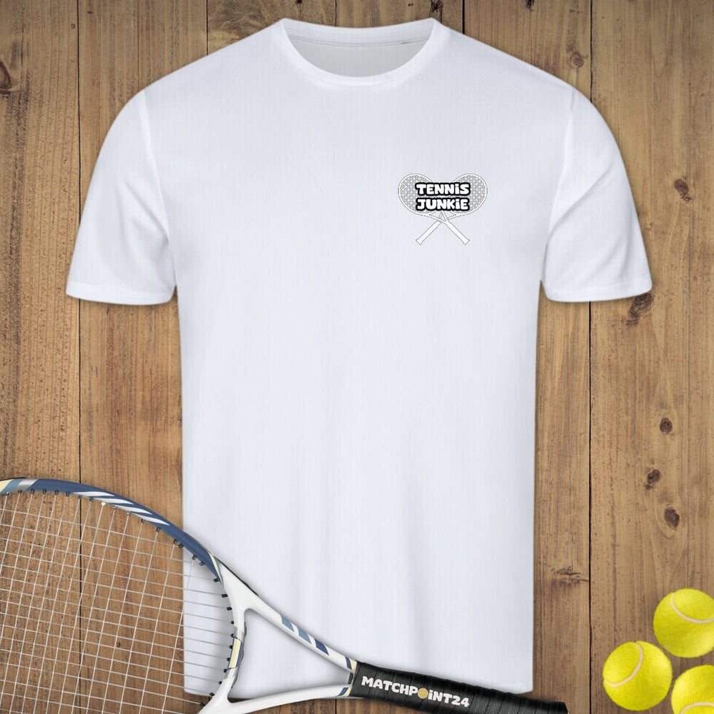 Tennis Junkie | Herren Sport T-Shirt - Matchpoint24 - Kleidung für Tennisfans