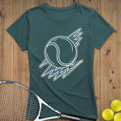 Tennis Lightning | Premium Damen T-Shirt - Matchpoint24 - Kleidung für Tennisfans