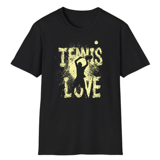 Tennis Love Grunge | Unisex T - Shirt - Matchpoint24 - Kleidung für Tennisfans