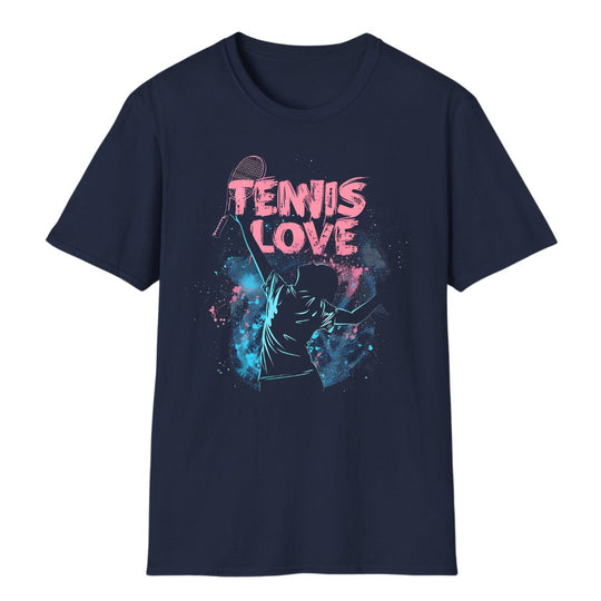 Tennis Love Neon Pink | Unisex T - Shirt - Matchpoint24 - Kleidung für Tennisfans