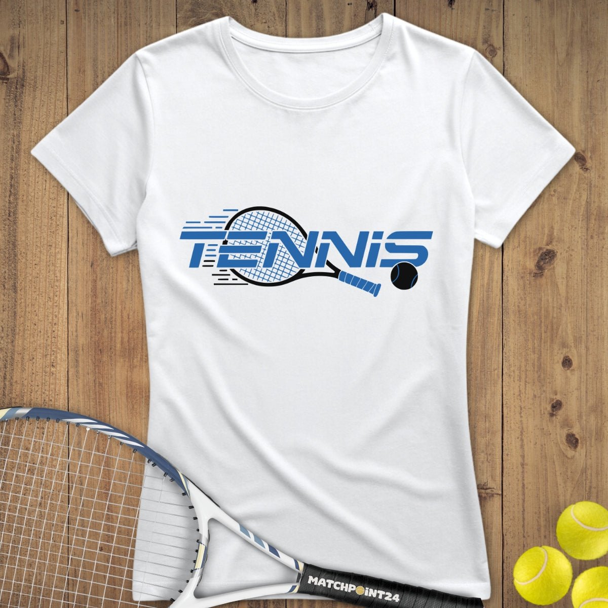 Tennis Modern Racket | Premium Damen T-Shirt - Matchpoint24 - Kleidung für Tennisfans