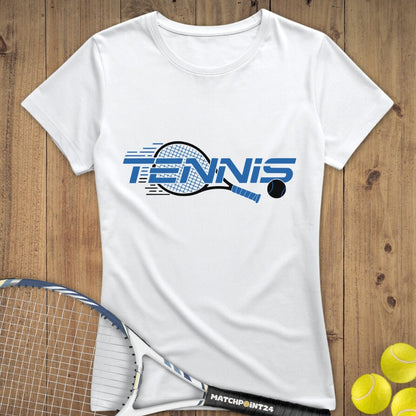 Tennis Modern Racket | Premium Damen T-Shirt - Matchpoint24 - Kleidung für Tennisfans