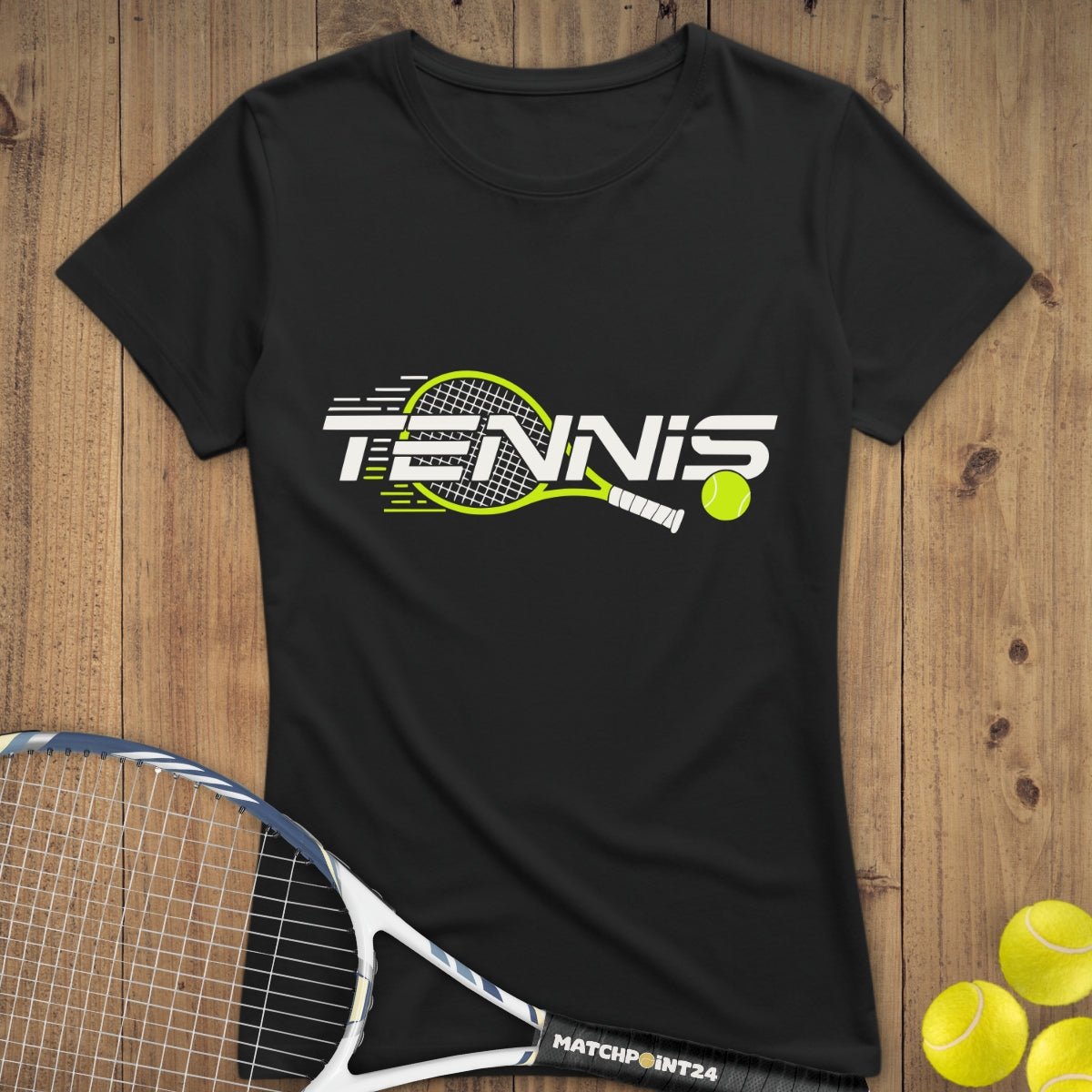 Tennis Modern Racket | Premium Damen T-Shirt - Matchpoint24 - Kleidung für Tennisfans