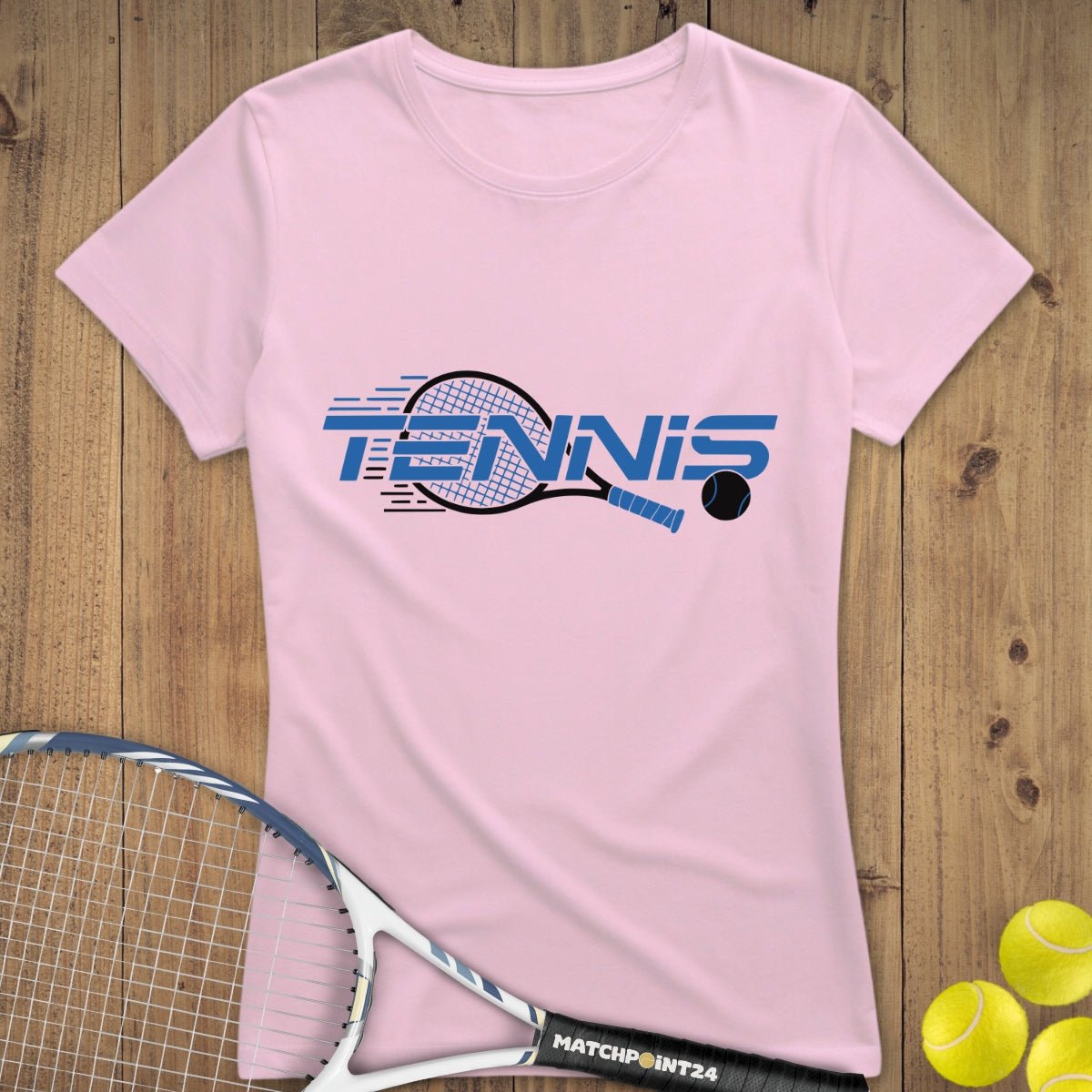 Tennis Modern Racket | Premium Damen T-Shirt - Matchpoint24 - Kleidung für Tennisfans