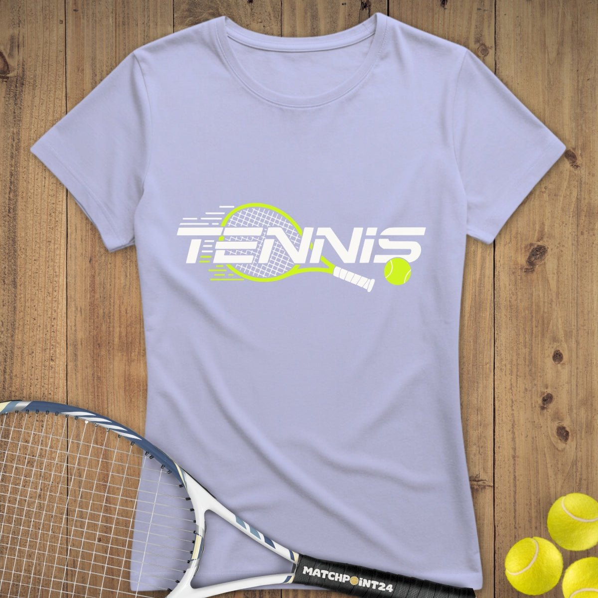 Tennis Modern Racket | Premium Damen T-Shirt - Matchpoint24 - Kleidung für Tennisfans