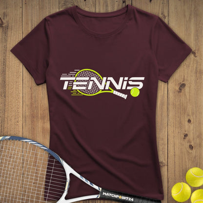 Tennis Modern Racket | Premium Damen T-Shirt - Matchpoint24 - Kleidung für Tennisfans