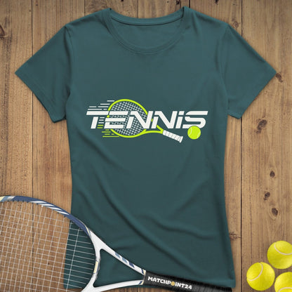 Tennis Modern Racket | Premium Damen T-Shirt - Matchpoint24 - Kleidung für Tennisfans