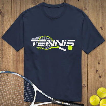 Tennis Modern Racket | Premium Herren T-Shirt - Matchpoint24 - Kleidung für Tennisfans