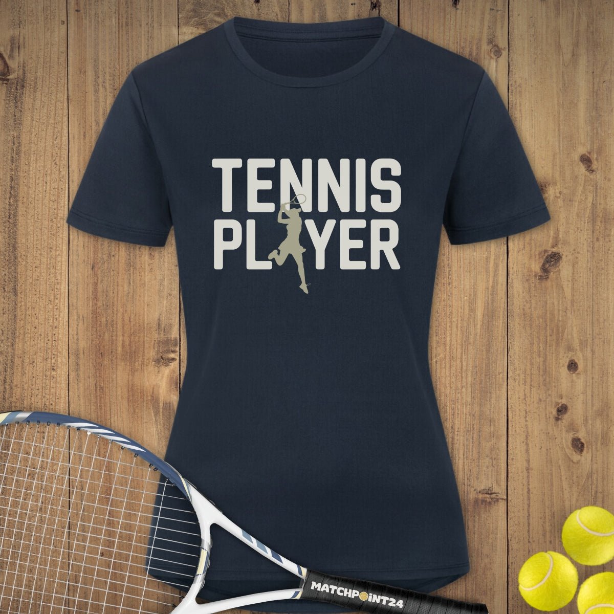 Tennis Player Damen | Damen Sport T-Shirt - Matchpoint24 - Kleidung für Tennisfans