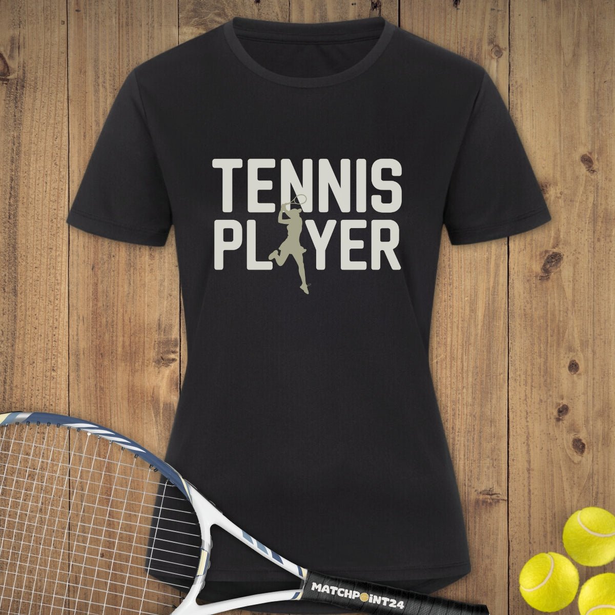 Tennis Player Damen | Damen Sport T-Shirt - Matchpoint24 - Kleidung für Tennisfans