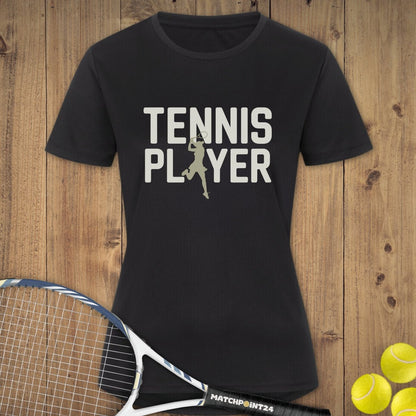 Tennis Player Damen | Damen Sport T-Shirt - Matchpoint24 - Kleidung für Tennisfans