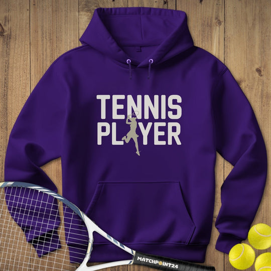 Tennis Player Damen | Hoodie (Unisex) - Matchpoint24 - Kleidung für Tennisfans