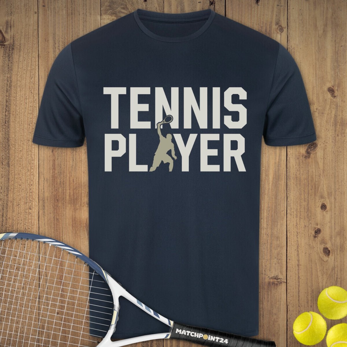 Tennis Player Herren | Herren Sport T-Shirt - Matchpoint24 - Kleidung für Tennisfans