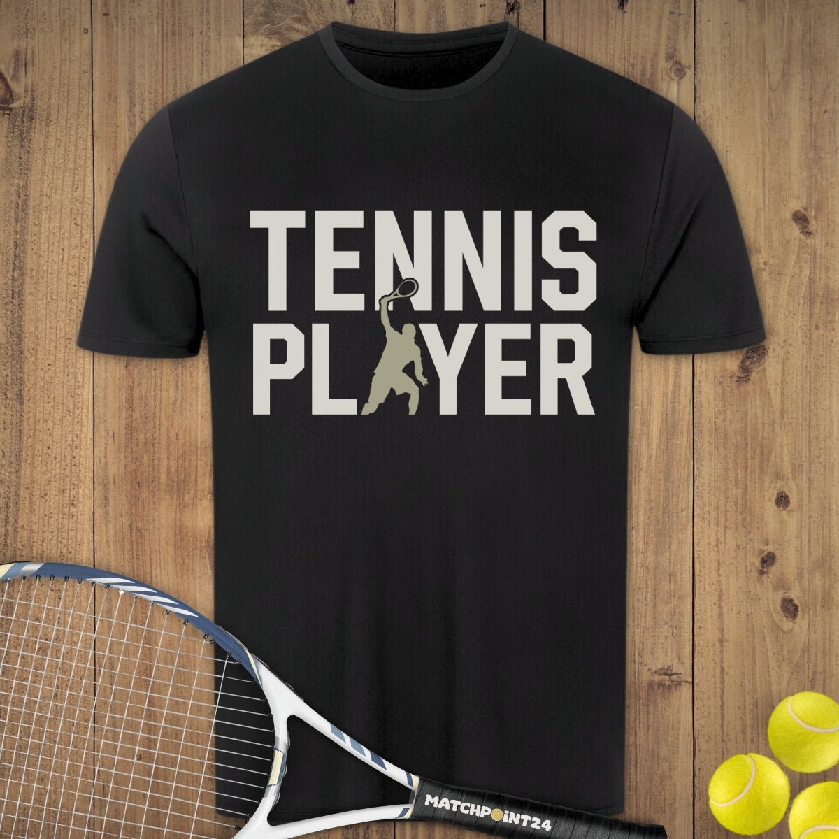 Tennis Player Herren | Herren Sport T-Shirt - Matchpoint24 - Kleidung für Tennisfans