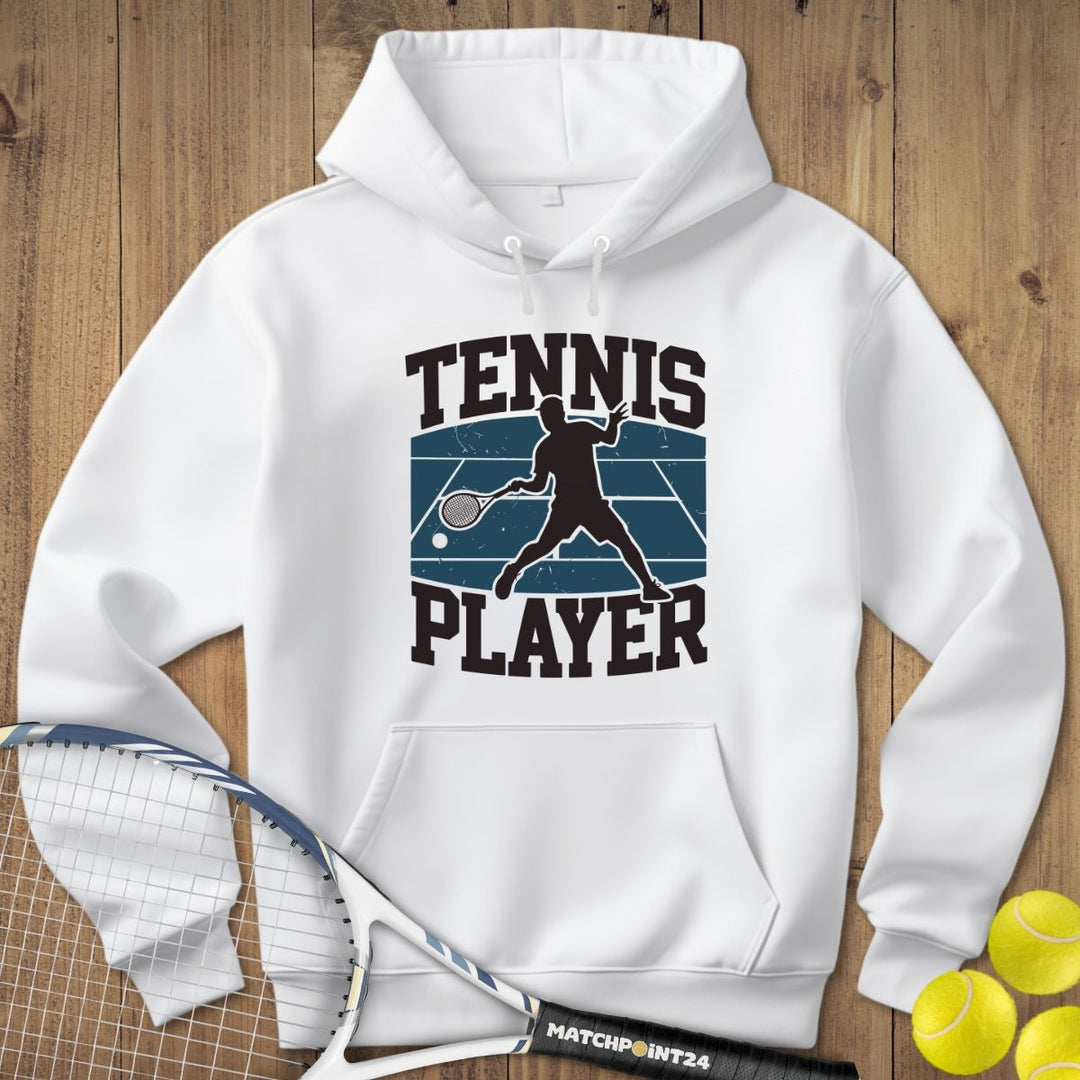 Tennis Player Platz | Hoodie (Unisex) - Matchpoint24 - Kleidung für Tennisfans