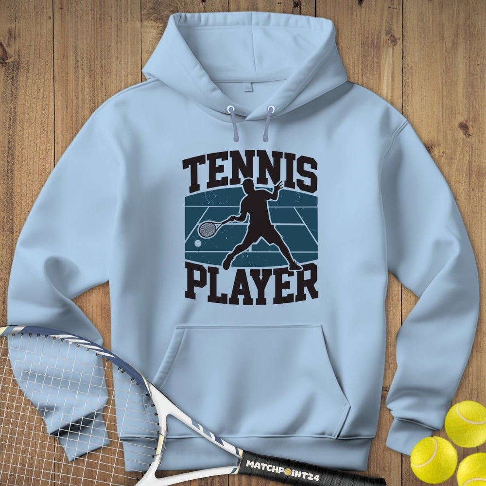 Tennis Player Platz | Hoodie (Unisex) - Matchpoint24 - Kleidung für Tennisfans