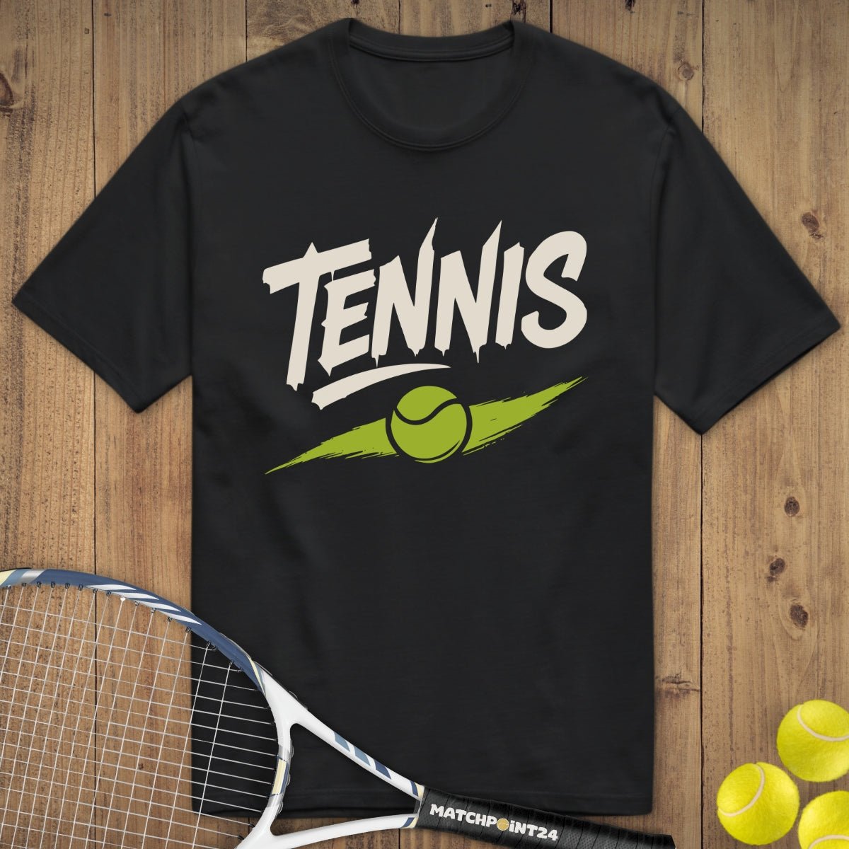 Tennis Swooosh | Premium Herren T-Shirt - Matchpoint24 - Kleidung für Tennisfans