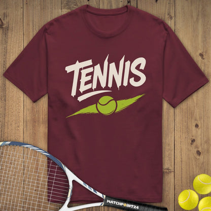Tennis Swooosh | Premium Herren T-Shirt - Matchpoint24 - Kleidung für Tennisfans