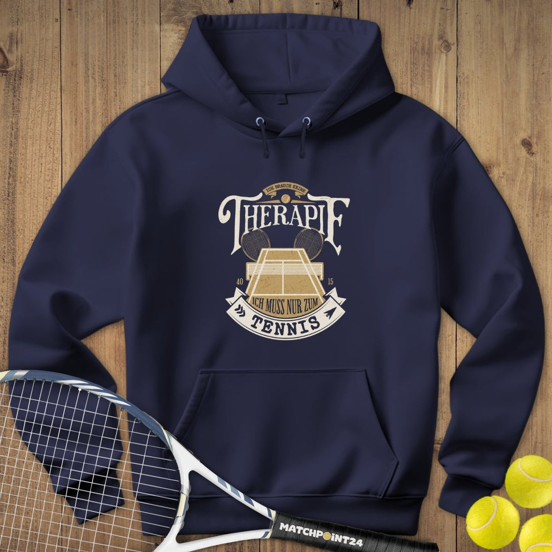 Tennis Therapie | Hoodie (Unisex) - Matchpoint24 - Kleidung für Tennisfans