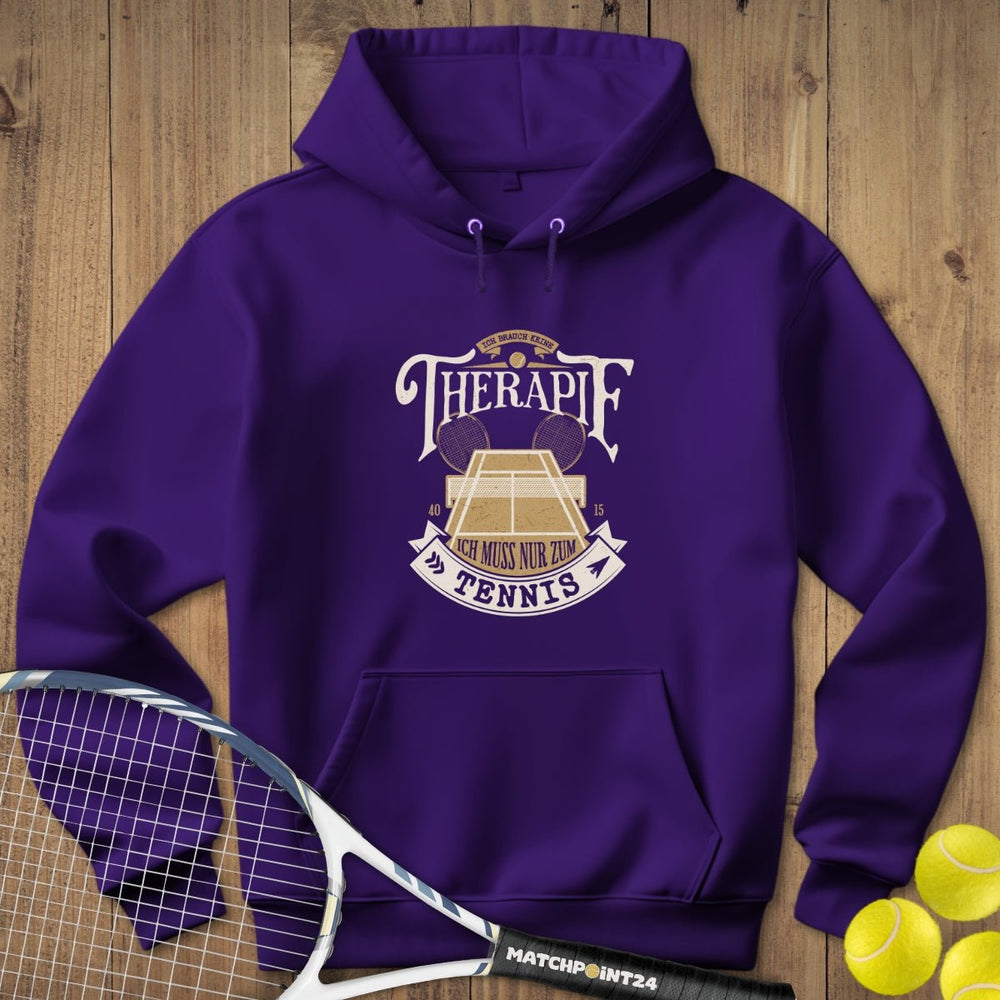 Tennis Therapie | Hoodie (Unisex) - Matchpoint24 - Kleidung für Tennisfans