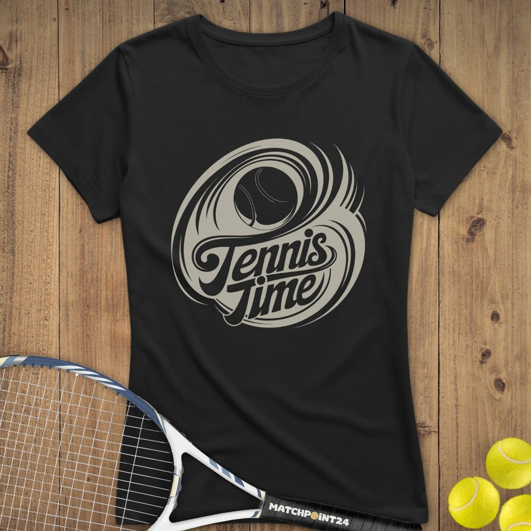 Tennis Time Ball | Premium Damen T-Shirt - Matchpoint24 - Kleidung für Tennisfans