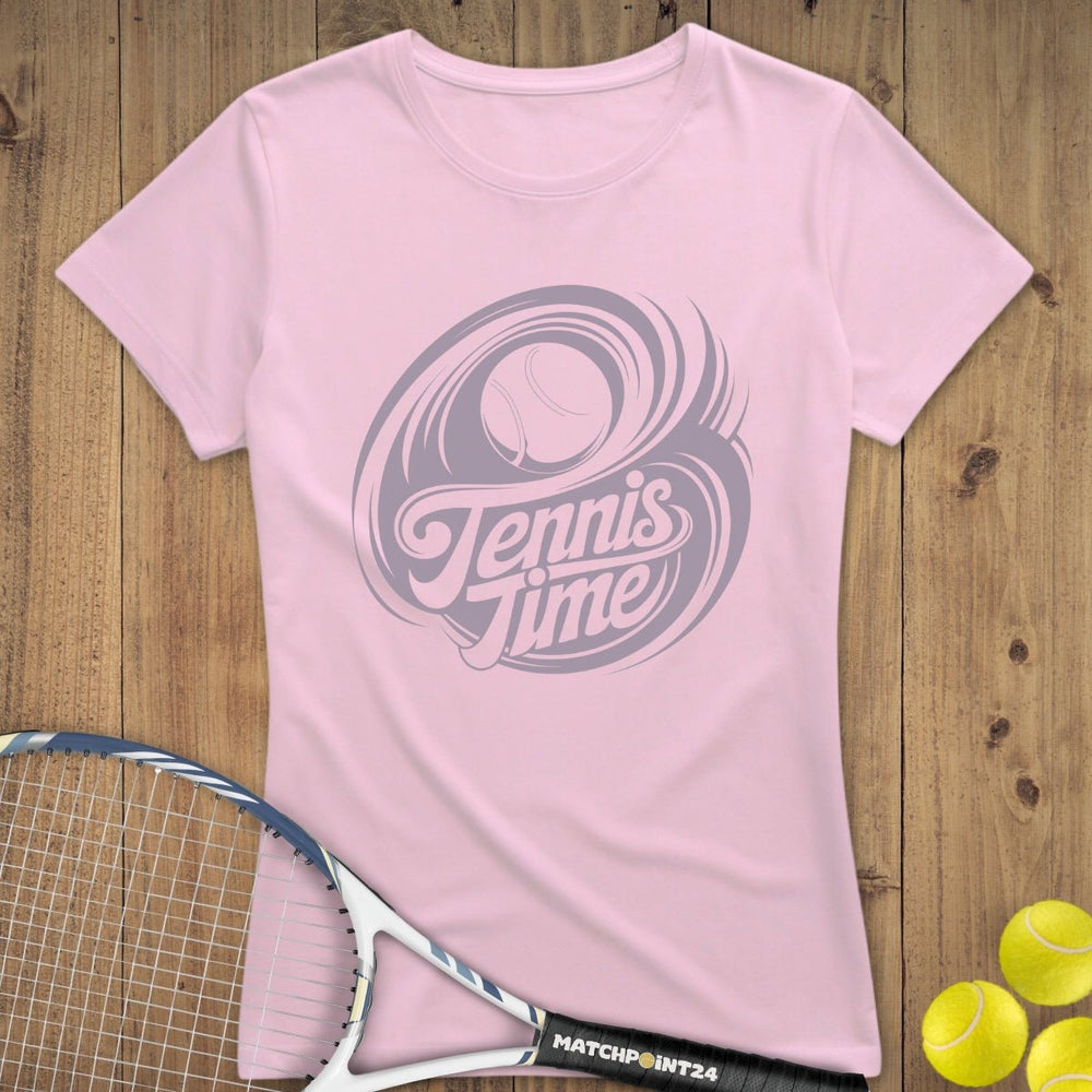 Tennis Time Ball | Premium Damen T-Shirt - Matchpoint24 - Kleidung für Tennisfans