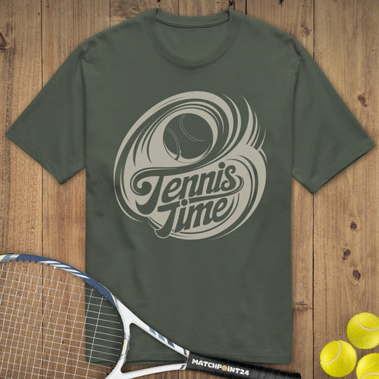 Tennis Time Ball | Premium Herren T-Shirt - Matchpoint24 - Kleidung für Tennisfans