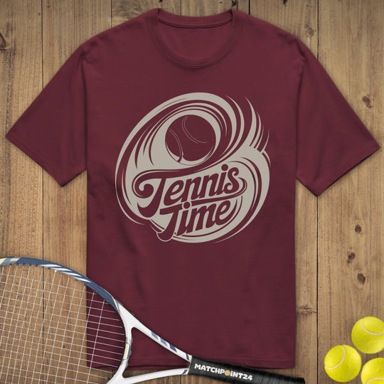 Tennis Time Ball | Premium Herren T-Shirt - Matchpoint24 - Kleidung für Tennisfans