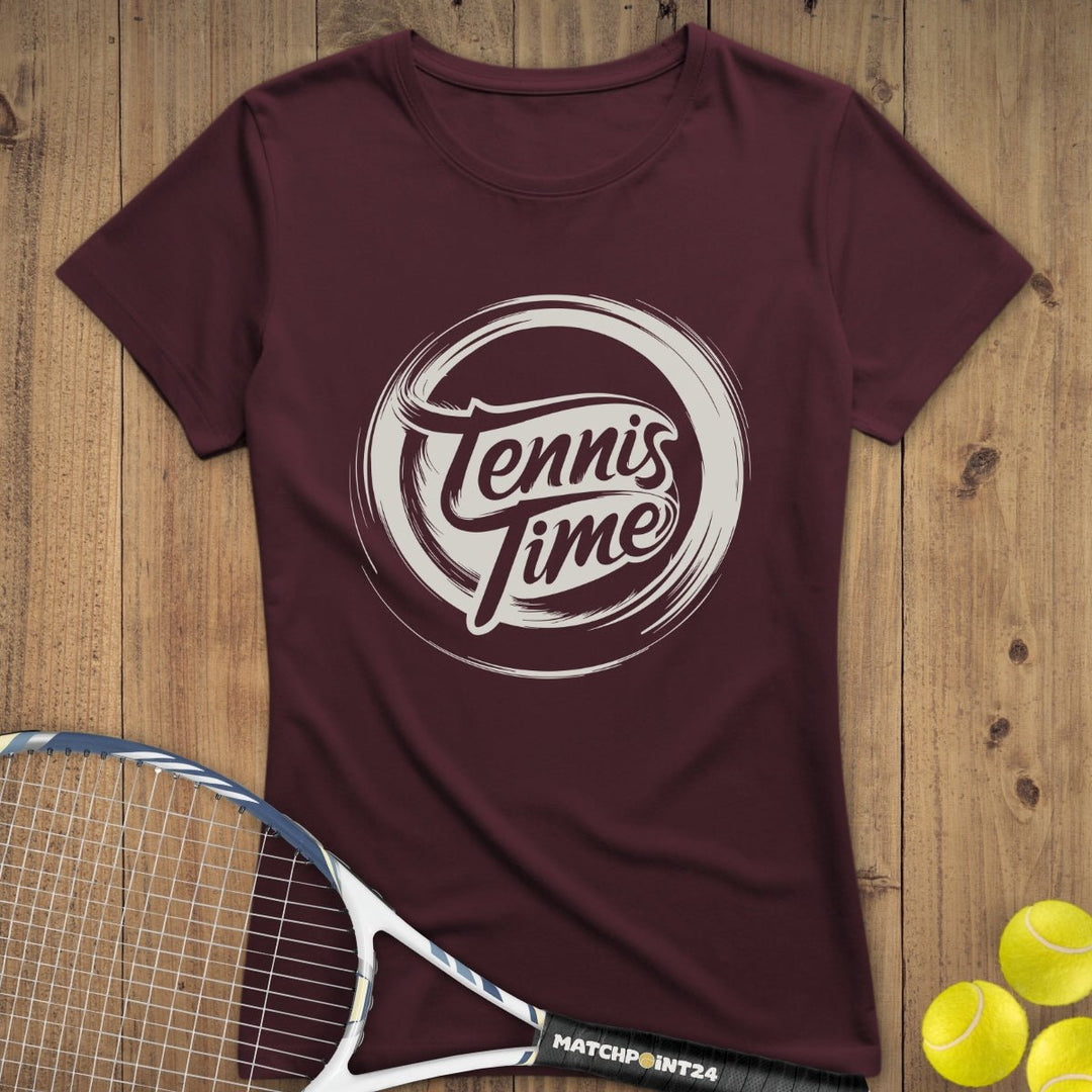 Tennis Time | Premium Damen T-Shirt - Matchpoint24 - Kleidung für Tennisfans