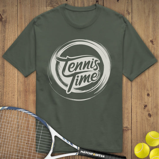 Tennis Time | Premium Herren T-Shirt - Matchpoint24 - Kleidung für Tennisfans