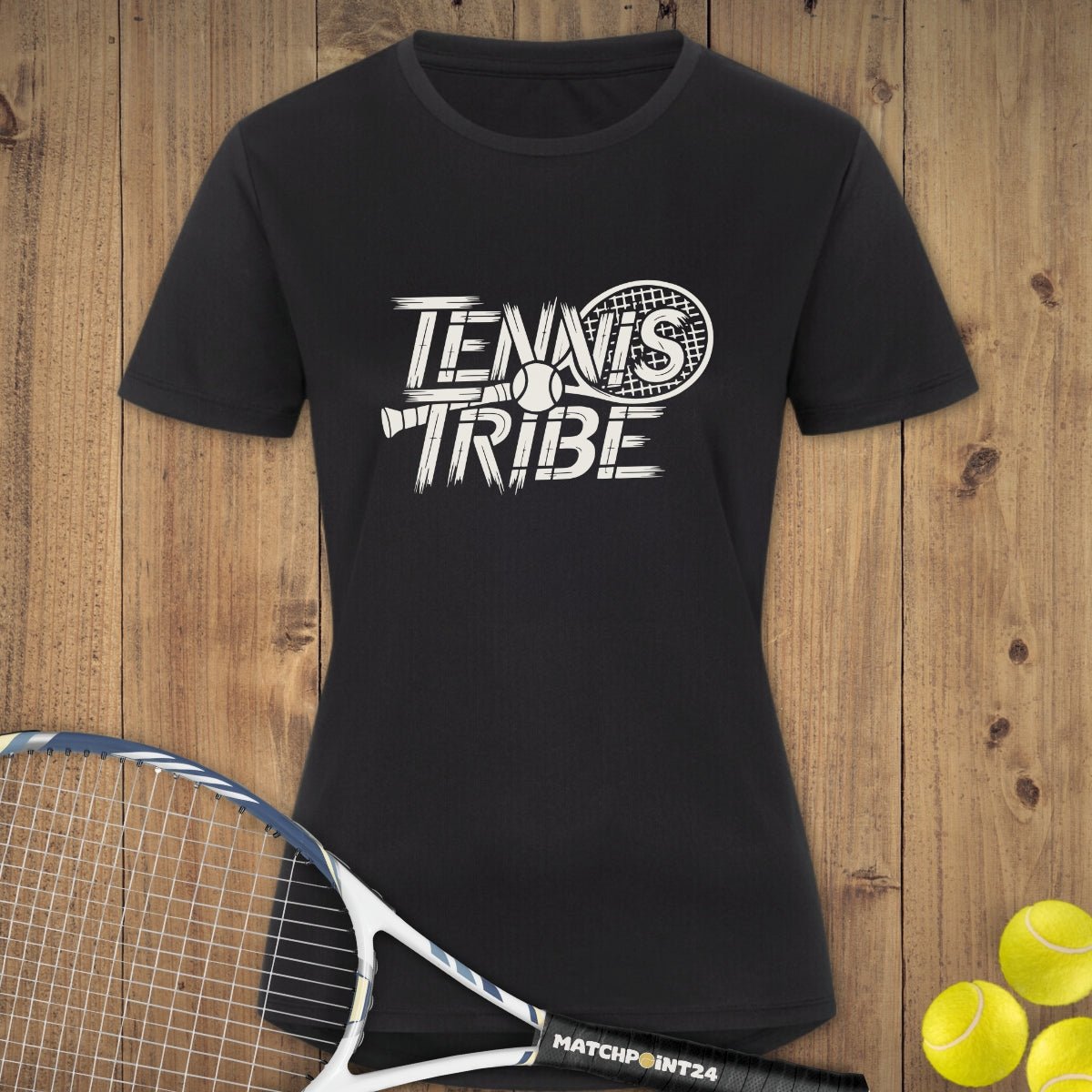 Tennis Tribe | Damen Sport T-Shirt - Matchpoint24 - Kleidung für Tennisfans