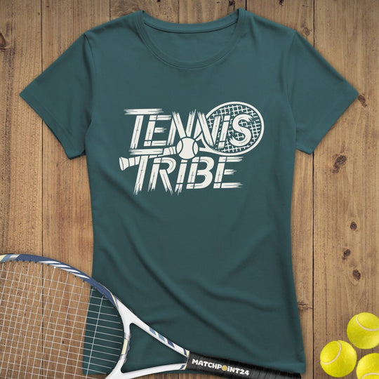 Tennis Tribe | Premium Damen T-Shirt - Matchpoint24 - Kleidung für Tennisfans