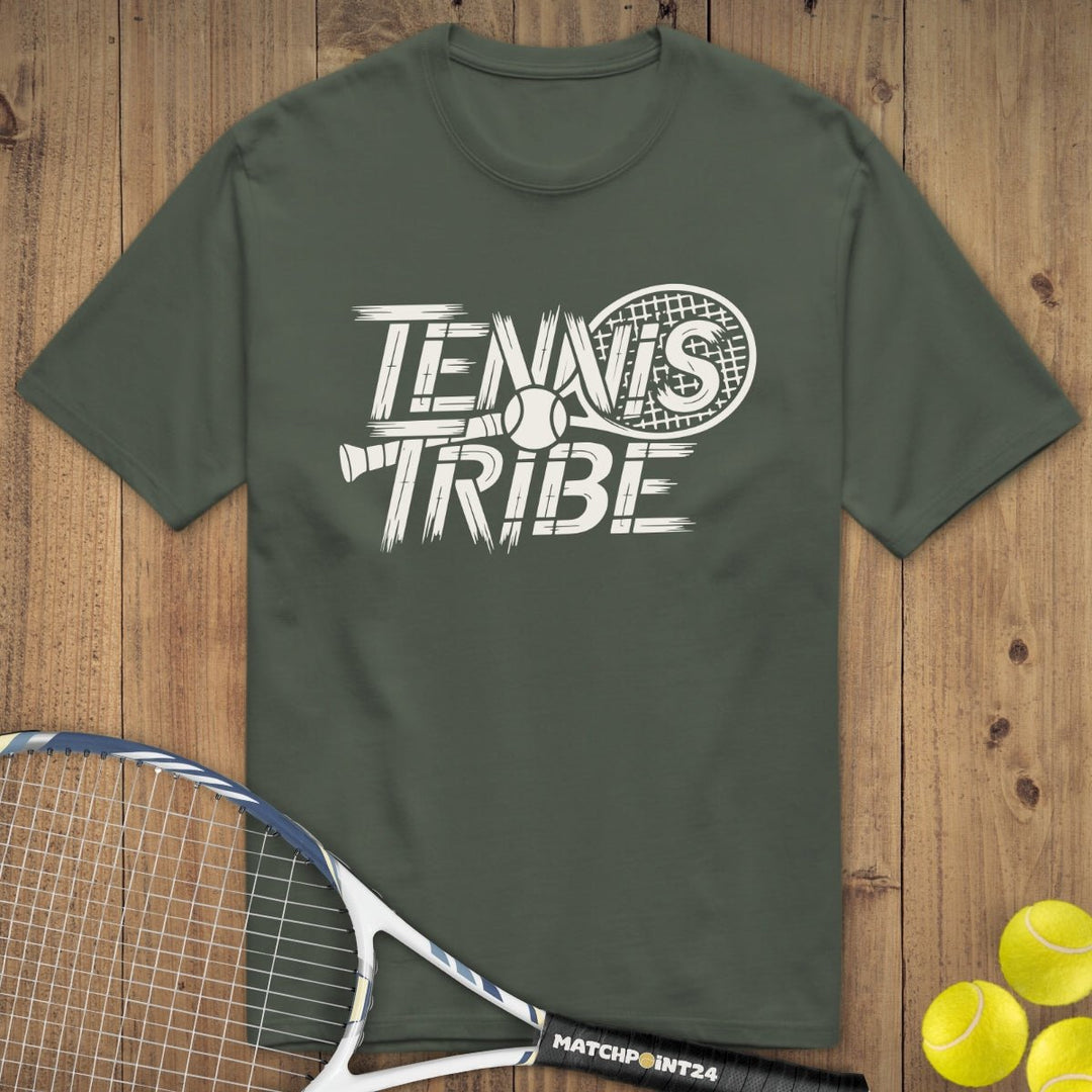 Tennis Tribe | Premium Herren T-Shirt - Matchpoint24 - Kleidung für Tennisfans