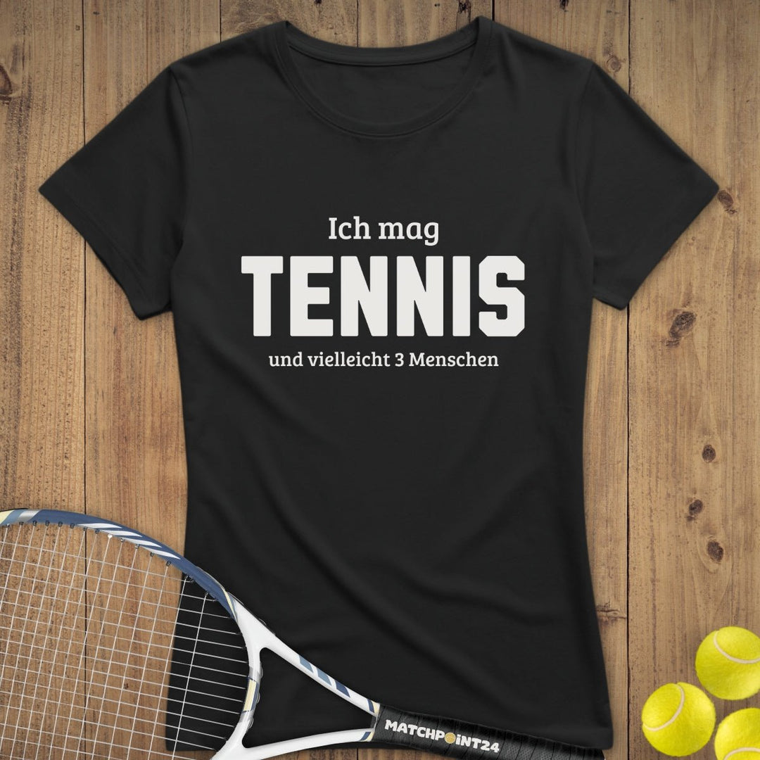 Tennis und 3 Menschen | Premium Damen T-Shirt - Matchpoint24 - Kleidung für Tennisfans