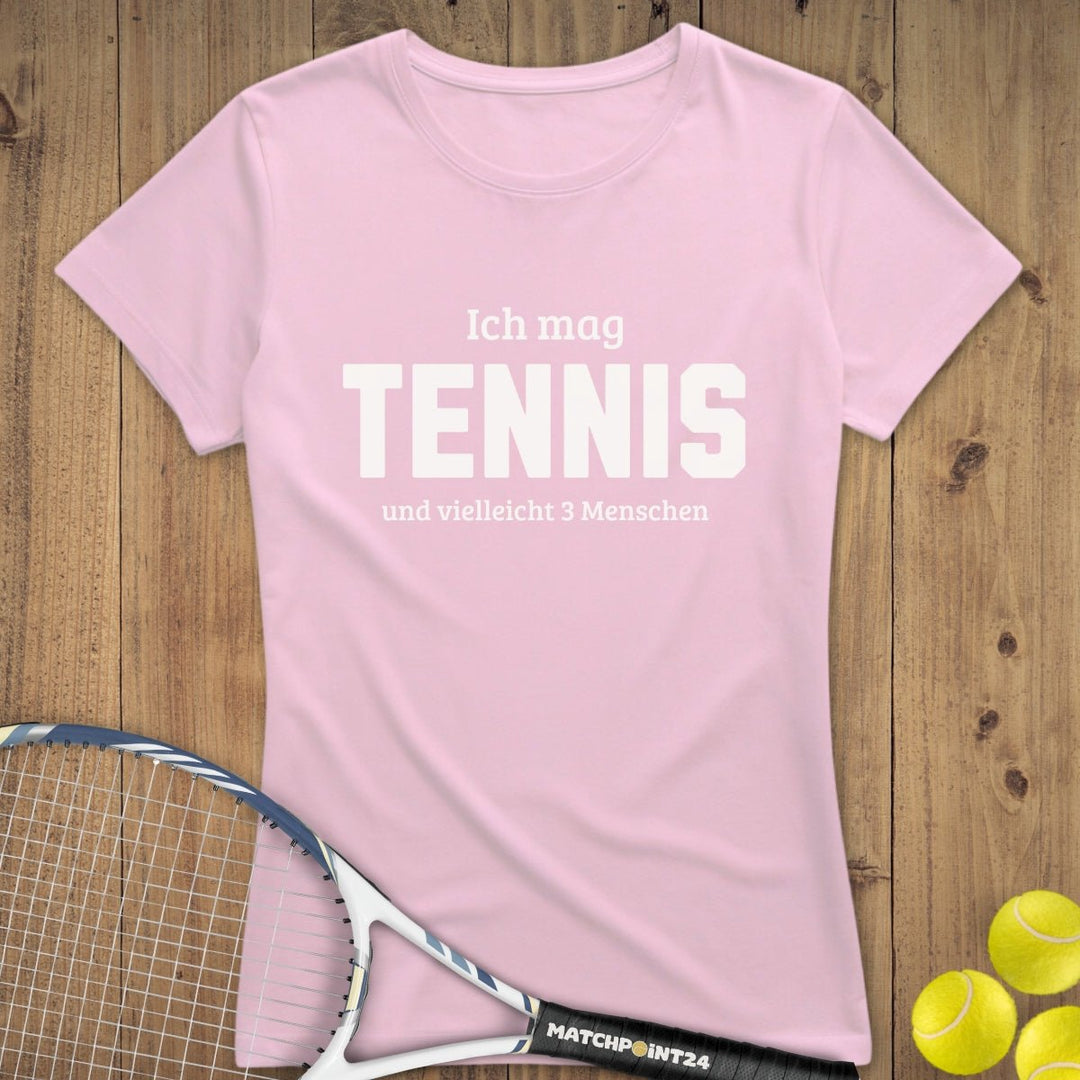 Tennis und 3 Menschen | Premium Damen T-Shirt - Matchpoint24 - Kleidung für Tennisfans