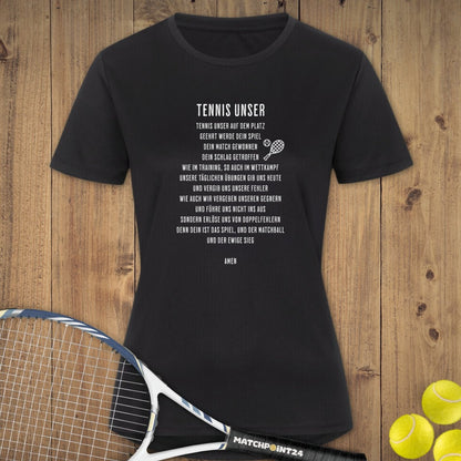 Tennis Unser | Damen Sport T-Shirt - Matchpoint24 - Kleidung für Tennisfans