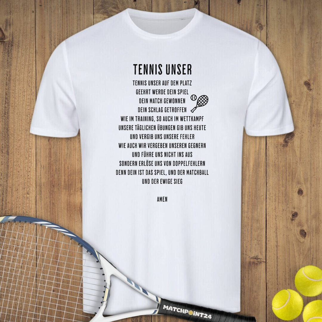 Tennis Unser | Herren Sport T-Shirt - Matchpoint24 - Kleidung für Tennisfans