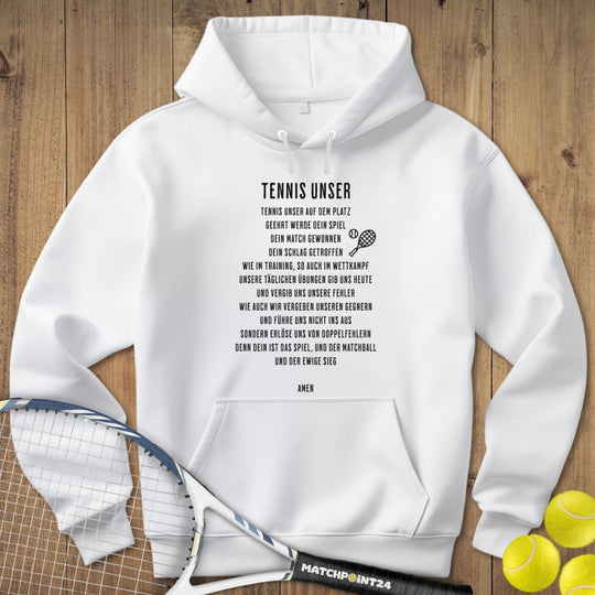 Tennis Unser | Hoodie (Unisex) - Matchpoint24 - Kleidung für Tennisfans