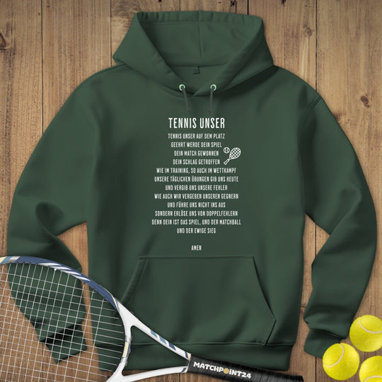 Tennis Unser | Hoodie (Unisex) - Matchpoint24 - Kleidung für Tennisfans