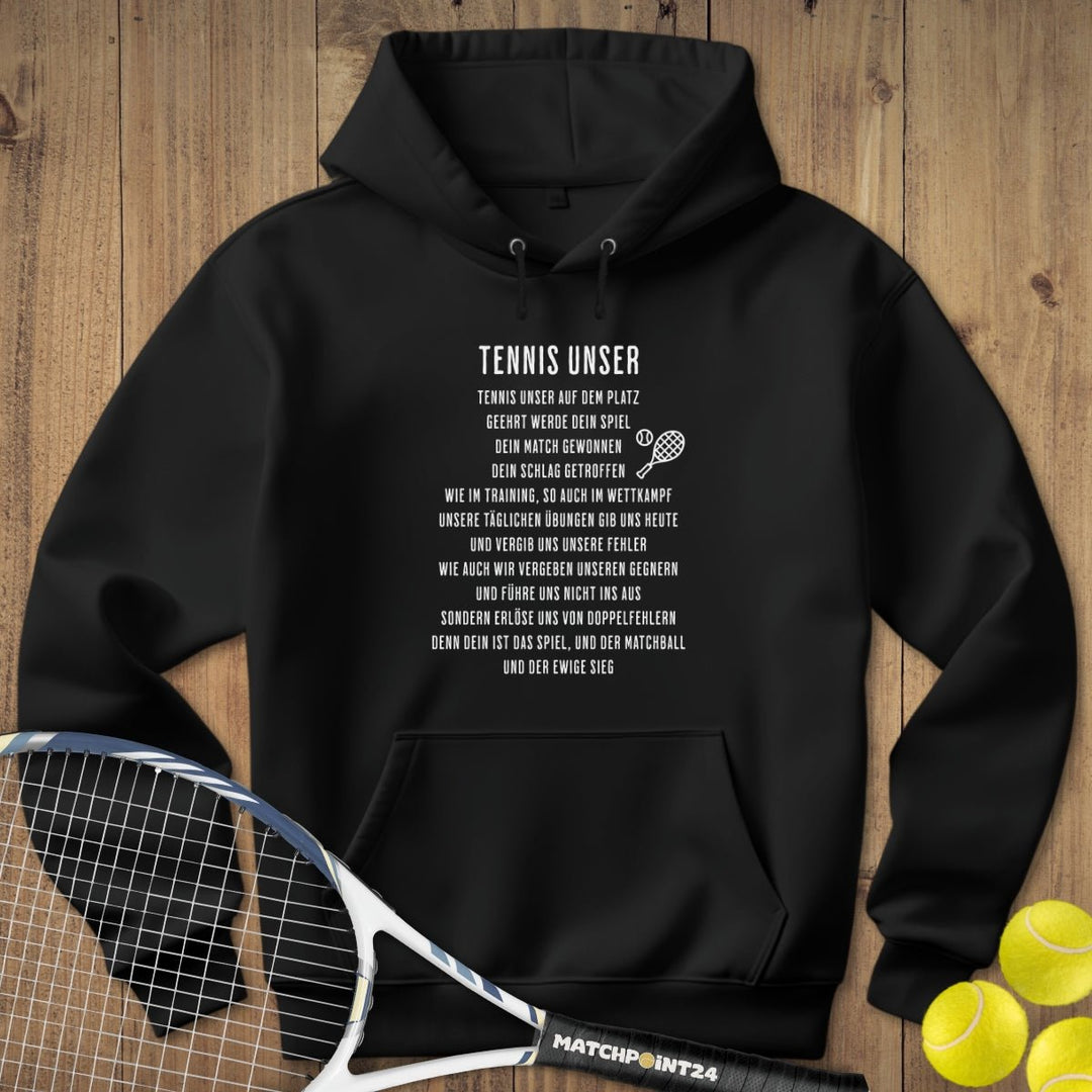 Tennis Unser | Hoodie (Unisex) - Matchpoint24 - Kleidung für Tennisfans