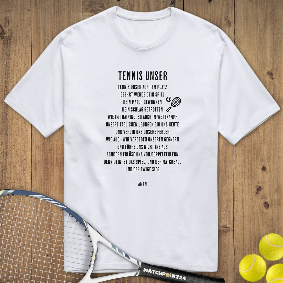 Tennis Unser | Premium Herren T-Shirt - Matchpoint24 - Kleidung für Tennisfans