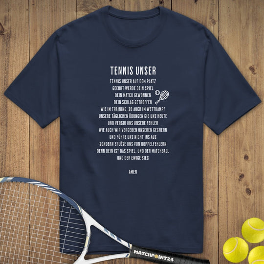 Tennis Unser | Premium Herren T-Shirt - Matchpoint24 - Kleidung für Tennisfans