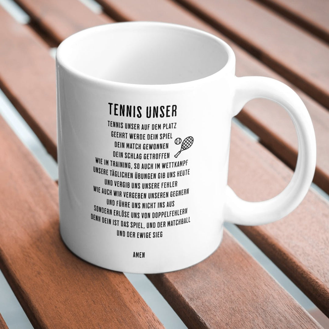 Tennis Unser | Tasse - Matchpoint24 - Kleidung für Tennisfans