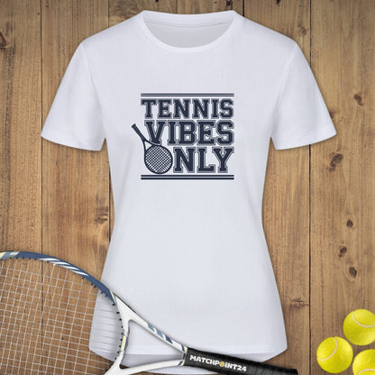 Tennis Vibes School | Damen Sport T-Shirt - Matchpoint24 - Kleidung für Tennisfans