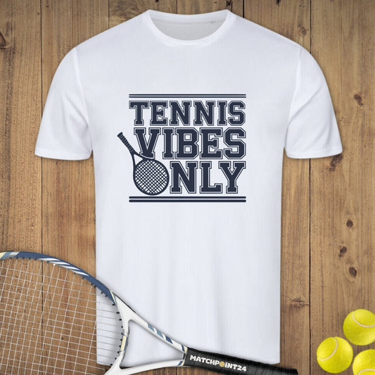 Tennis Vibes School | Herren Sport T-Shirt - Matchpoint24 - Kleidung für Tennisfans