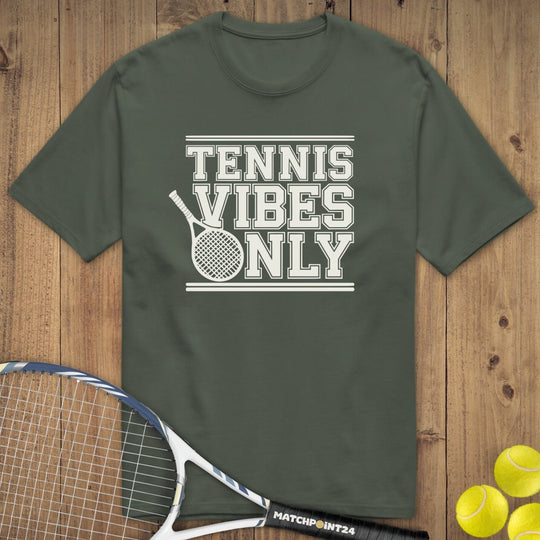 Tennis Vibes School | Premium Herren T-Shirt - Matchpoint24 - Kleidung für Tennisfans