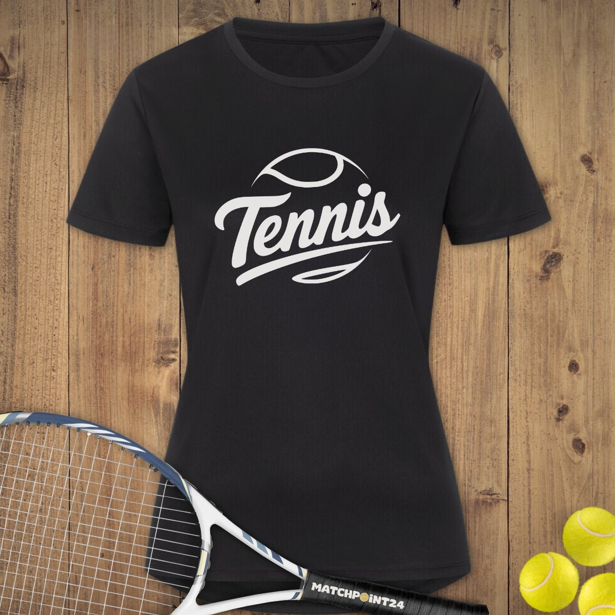 Tennisball 1024 | Damen Sport T-Shirt - Matchpoint24 - Kleidung für Tennisfans